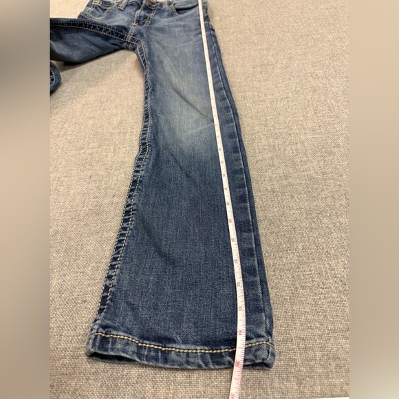 Wrangler 20X Jeans Boys Size 11 Reg Adjustable Waist Straight Leg Dk Denim 0078 - Picture 6 of 10